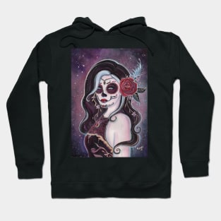 Day of the dead  Allegria By Renee Lavoie Hoodie